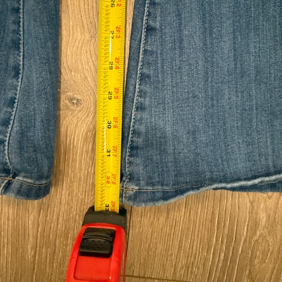 Judy Blue Pull On Super Flare Jeans Size 5 27 High Rise Stretch Denim - Picture 4 of 9